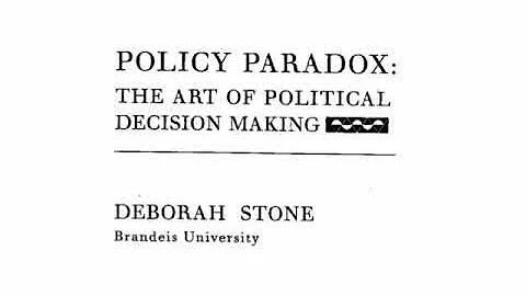 Review of Deborah Stone's Policy Paradox