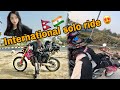 Nepal to india solo ride lady rider