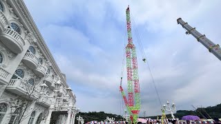 新竹。啟德機械起重工程股份有限公司。 #啟德 全台最大履帶式吊車🏗️