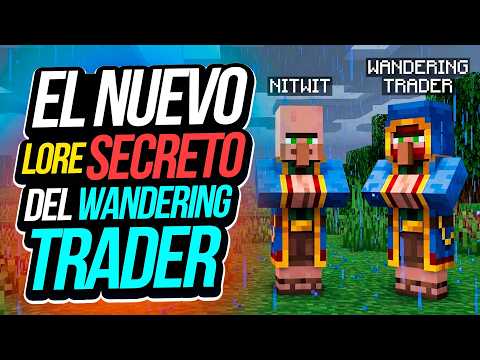 The WANDERING TRADER MYSTERY: NEW Minecraft LORE!