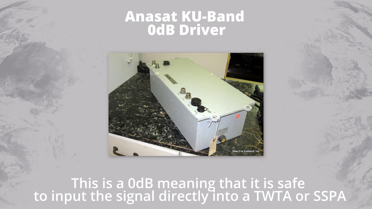 satellite tracker Anasat KU-Band 0dB Driver For Sale - New Era Systems