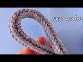 فقط بغرزة الحشو !!!! يد شنطة رائعة وسهلة - Crochet handle - Cord - handbag#يويو كروشية