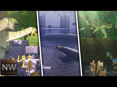 New World | DINOSAURS, PLANTS & MORE!! | (Minecraft Mod Showcase)