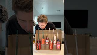 ASMR Can I Guess 6 Red Drinks Correctly? #eatingsounds