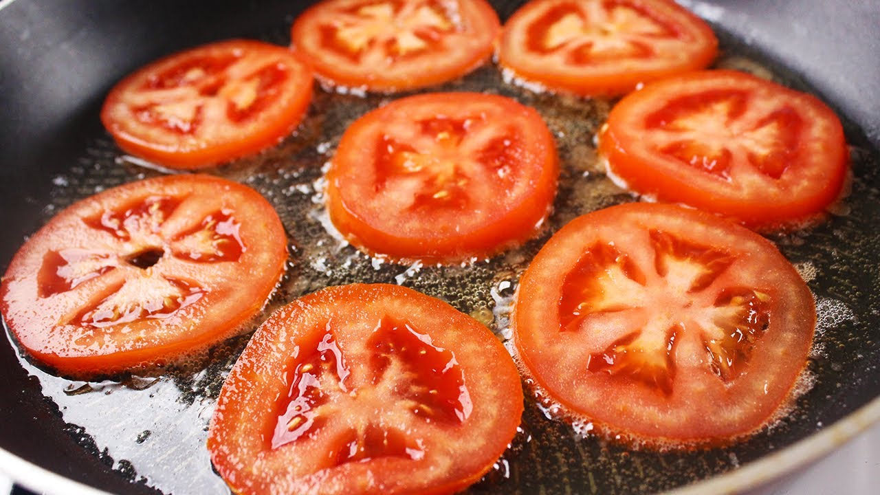 طماطم وبيض أسهل فطور ممكن تعملوه