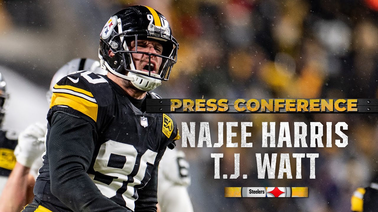 T.J. Watt & Najee Harris on matchup at Ravens