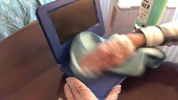 Cleaning an Old Portable DVD Player
