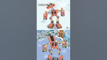 Rare Wubbox on cold island - Original VS 90° INVERTED body parts  | My Singing Monsters