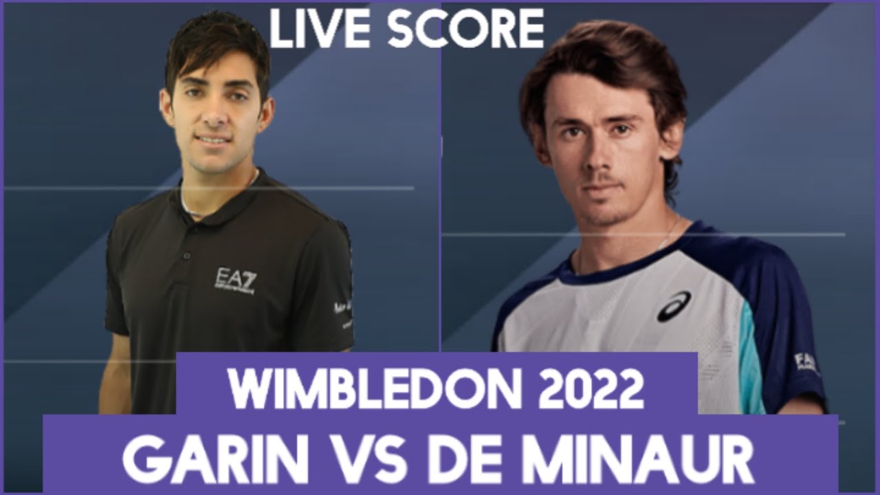 Garin vs De Minaur Wimbledon 2022 Live Score