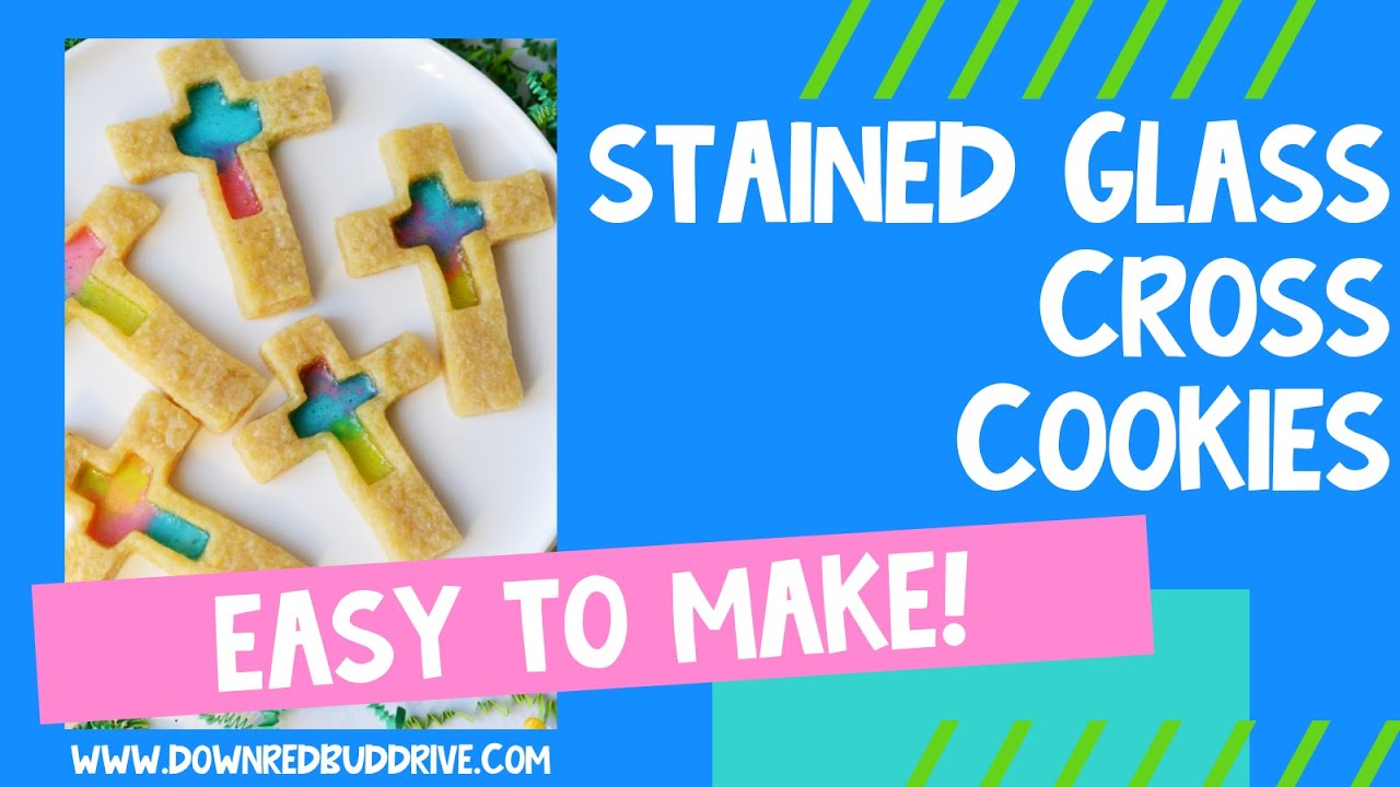 Stained Glass Cross Cookies