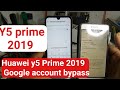 huawei y5 prime 2019 google account bypass
