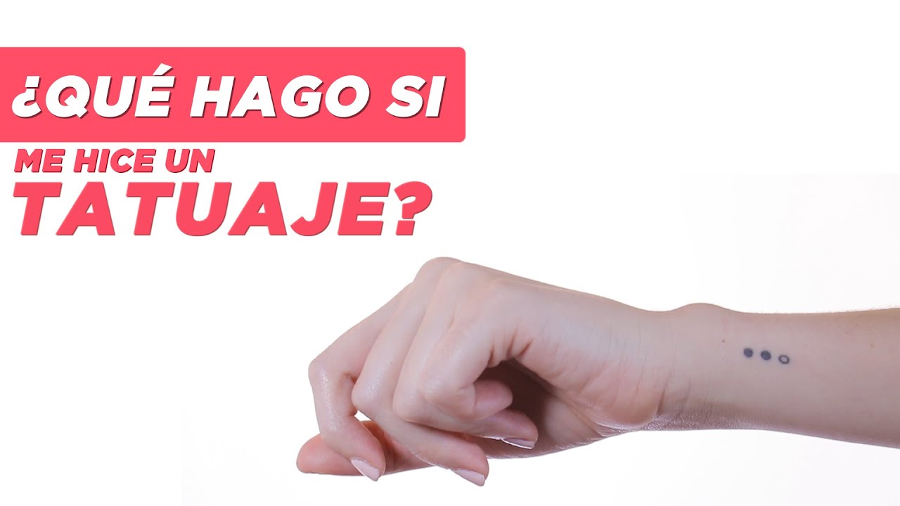 ¿Qué hago si me hice un nuevo tatuaje? Salud180 YouTube ¿Qué hago si me hice un nuevo tatuaje? Salud180 YouTube