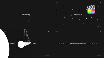 Abstract Forms Typography Modular Template for Final Cut Pro — MotionVFX