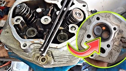 O que acontece quando o motor está sem compressão?