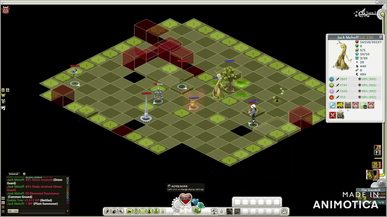 Jack Mehoff vs Amyno - Wakfu PVP - (Sadida vs Xelor)