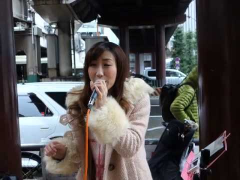 角田睦美「Darling」(西野カナ)②、梅田周辺、１５.０３.１５