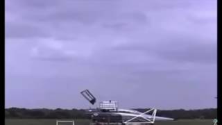 Airplane crash scenario   Fighter Jet Seat Ejection test