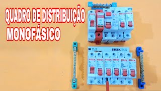 MONTAGEM DE QUADRO DE DISTRIBUIÇÃO MONOFÁSICO