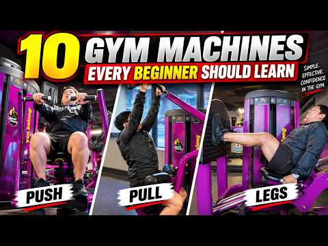 Video thumbnail: 10 Gym Machines Every Beginner Should Learn (FULL TUTORIALS!)