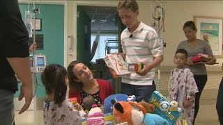 Boy, 13, Delivers Toys To Young Patients In Northridge