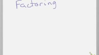 Distributive Property and Factoring