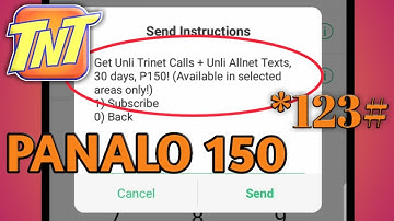 Paano mag register ng Panalo 150 sa TNT gamit ang *123# sa iyong Mobile Phone | TNT Panalo Promo