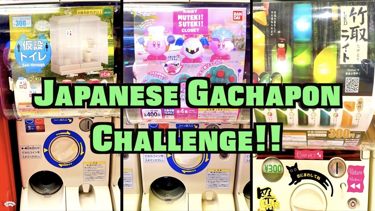 JAPAN'S GACHAPON | Gashapon Challenge | Random Gacha!! Anime , Figurines , Capsule Toys , ガチャ チャレンジ