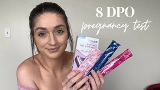 8 DPO Early Pregnancy Test | First Response + Clearblue | 2024 #infertility