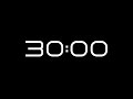 CRONÔMETRO 30 MINUTOS CONTAGEM REGRESSIVA - 30 MINUTES COUNTDOWN TIMER