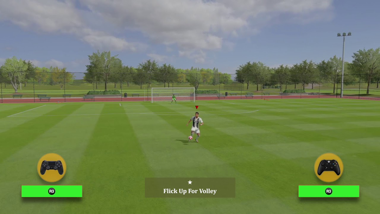 FIFA 19 SKILL MOVES - Flick Up For Volley