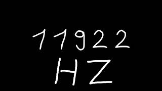 11922 hz