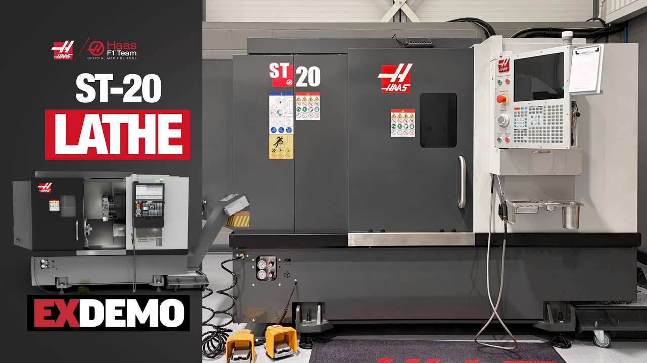 🇬🇧 Ex-Demo HAAS ST-20 CNC Turning Centre - Available Now