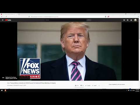 President Donald John Trump Addresses the Council for National Policy Live in 2020