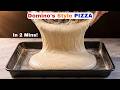 Making DOMINO'S Pizza At Home With Liquid Dough, perfect crispy crust!