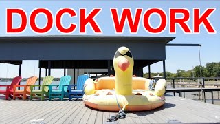 DIY boat lift repair RESULTS IN DISASTER. So, naturally, I do it again...