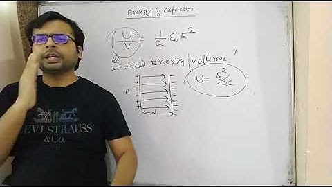 Capacitor Part 2 (Energy of Capacitor) Enjoy With Subject, EWS, Abhay Kumar (B.Tech, IIT Kanpur)