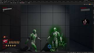 Custom blood splatter decal system in Unreal Engine