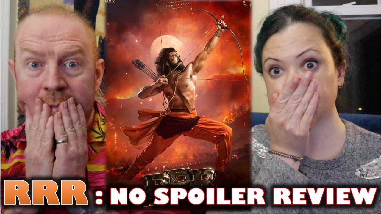 RRR no-spoiler review! (NTR Jr, Ram Charan, Ajay Devgn, SS Rajamouli, 2022) - British Couple Reacts!