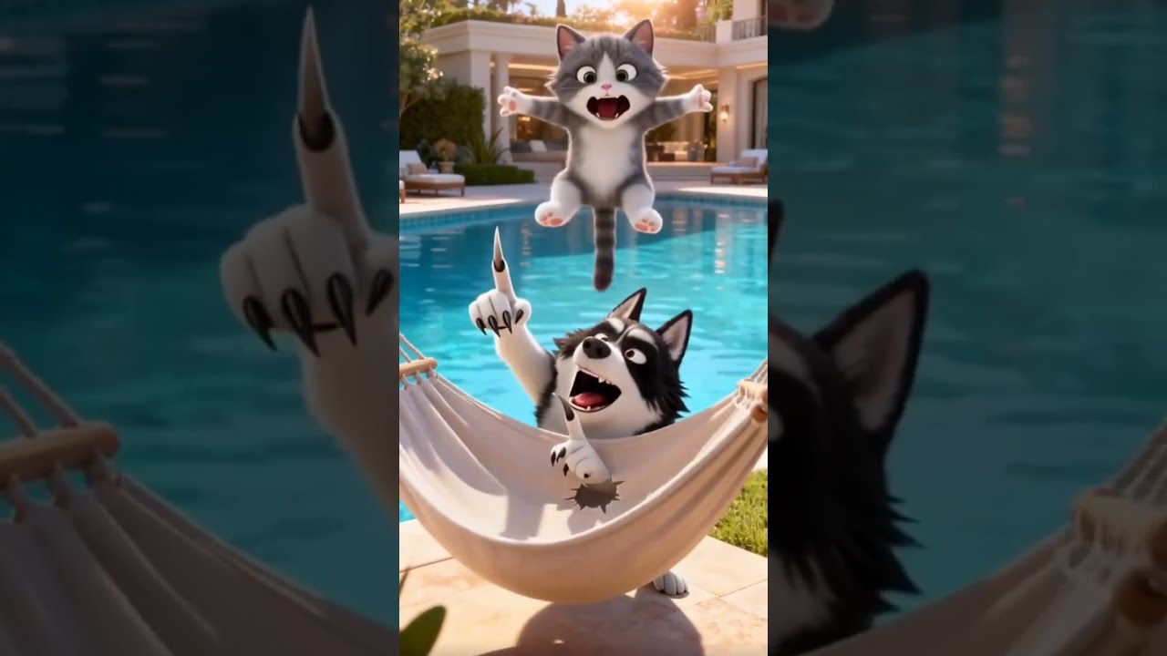 Tom and Jerry and Bob Little cat 😺 and bad dog 🐕 