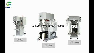 Double planetary mixer working principle high efficient mixing apply to high viscosity material