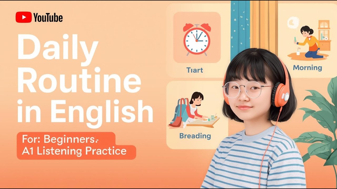 A1 English Listening: Describe Your Daily Routine Like a Native - YouTube