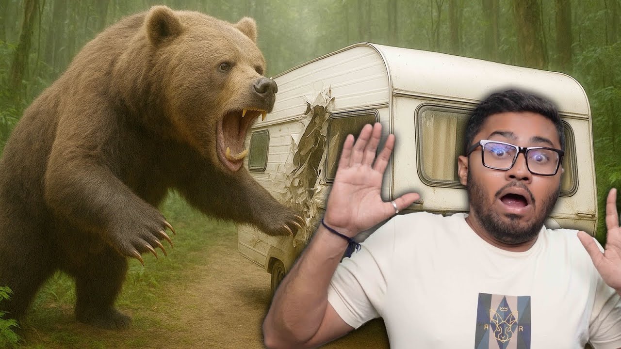 BEAR ATTACK MY CARAVAN |EP1 |RV THERE YET |EP1 |RB - YouTube