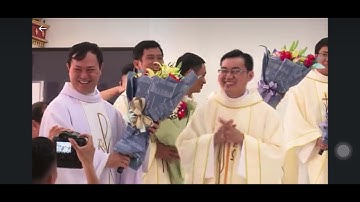 Lời cảm ơn của Tân Linh Mục: Giuse Nguyễn Trọng Mạnh O.M.I  trong Thánh Lễ tạ ơn tại Gx Bố Sơn