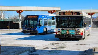 Ride on CTA route 55 EB Real Time