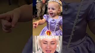 “Papá Estaba Lejos… Pero Su Princesa Lo Hizo Rey”👑 #ArmyDad #MilitaryFamily #DaddyDaughter #viral