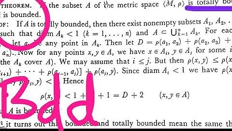 WRA - U2.4 : Bounded & Totally Bounded  | MMM#11 | 13.09.2020