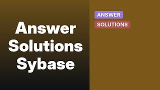 Database size limit in Sybase Express edition (2 Solutions!!) News