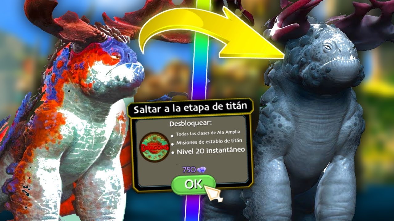 NUNCA CONVIERTAS A DESTRIPADOR CARMESI EN TITAN | NUEVO DRAGON SCHOOL OF DRAGONS
