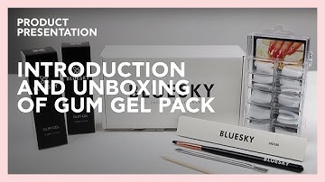 BLUESKY Introduction and Unboxing of Gum Gel pack