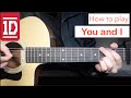You and I - One Direction | Guitar Lesson (Tutorial) Chords & Solo